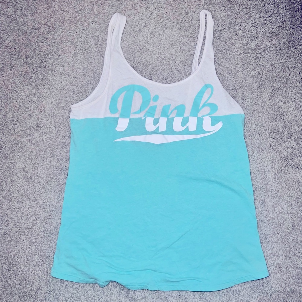 VS PINK - 🩵 🤍  Small Tank